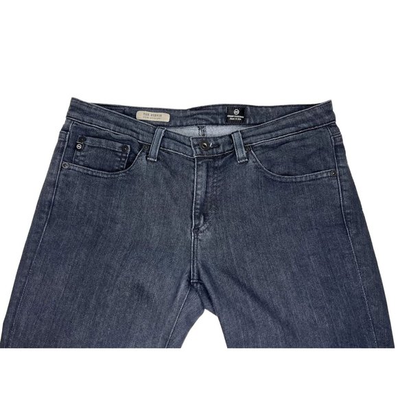 Adriano Goldschmied Jeans Women's 29 The Stevie Slim Straight Black Denim - Picture 3 of 7